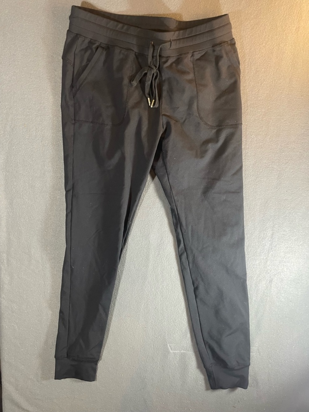 Women’s  Black Jogger Pants with Drawstring